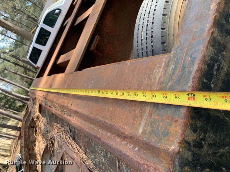 image for item MM9769 1973 Nabors  drop deck equipment trailer
