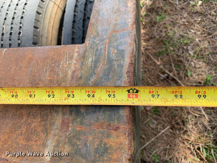 image for item MM9769 1973 Nabors  drop deck equipment trailer