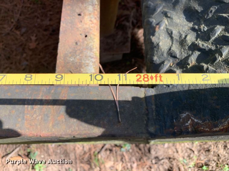 image for item MM9769 1973 Nabors  drop deck equipment trailer