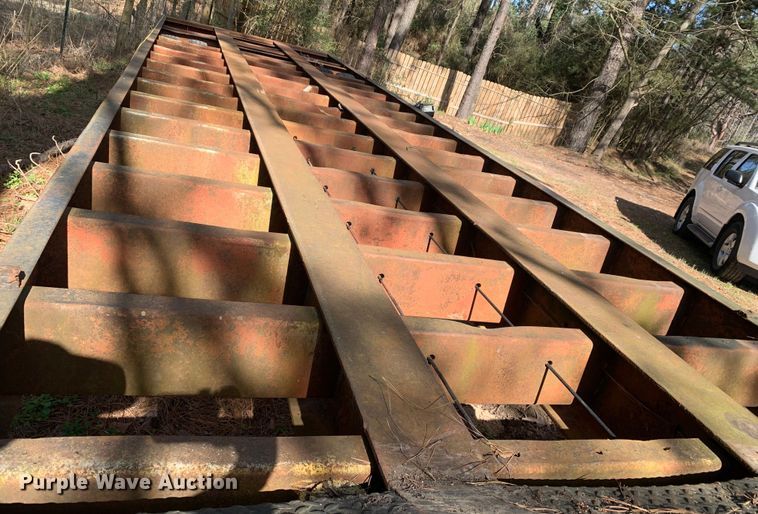 image for item MM9769 1973 Nabors  drop deck equipment trailer