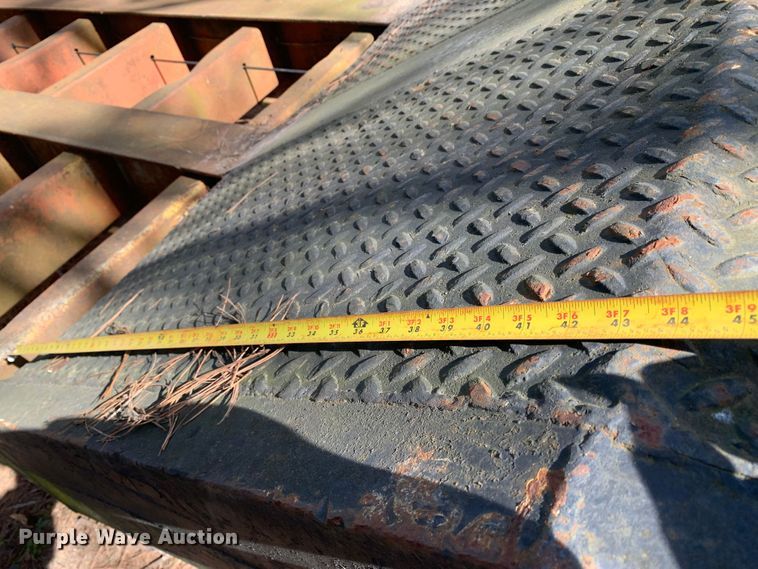 image for item MM9769 1973 Nabors  drop deck equipment trailer