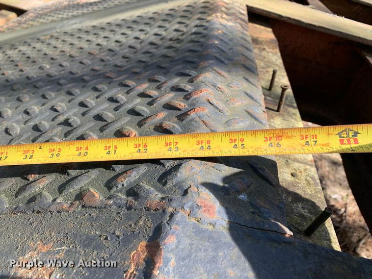 image for item MM9769 1973 Nabors  drop deck equipment trailer