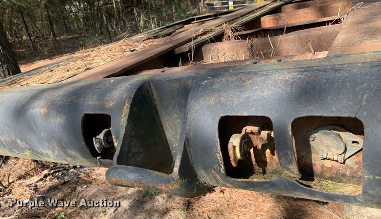 image for item MM9769 1973 Nabors  drop deck equipment trailer