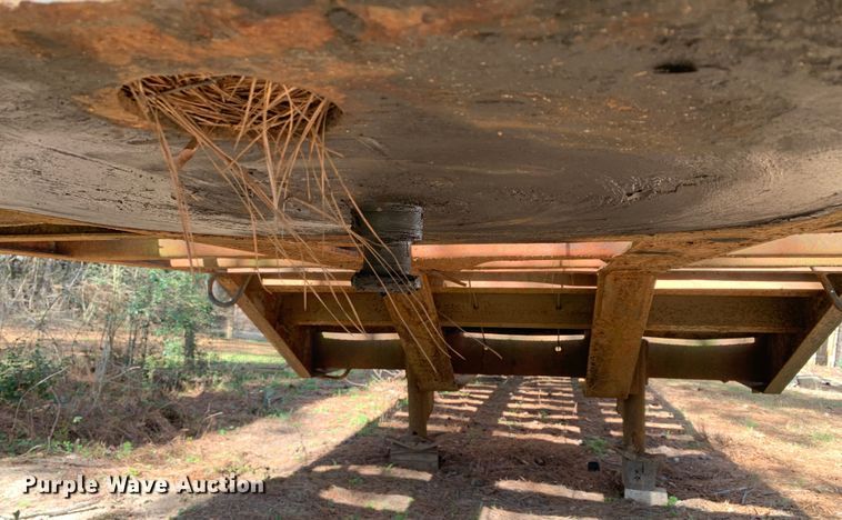 image for item MM9769 1973 Nabors  drop deck equipment trailer