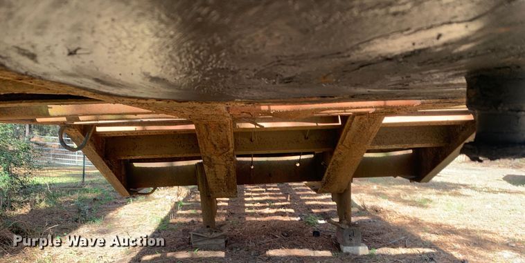 image for item MM9769 1973 Nabors  drop deck equipment trailer