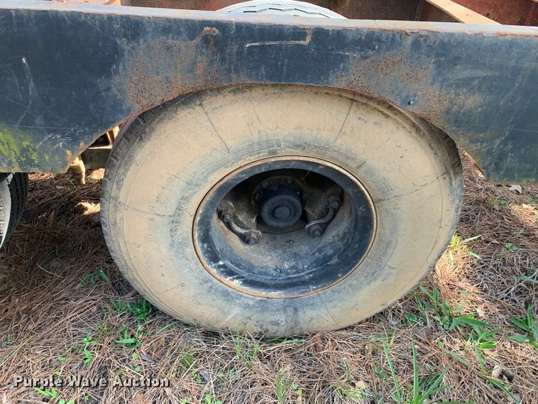 image for item MM9769 1973 Nabors  drop deck equipment trailer