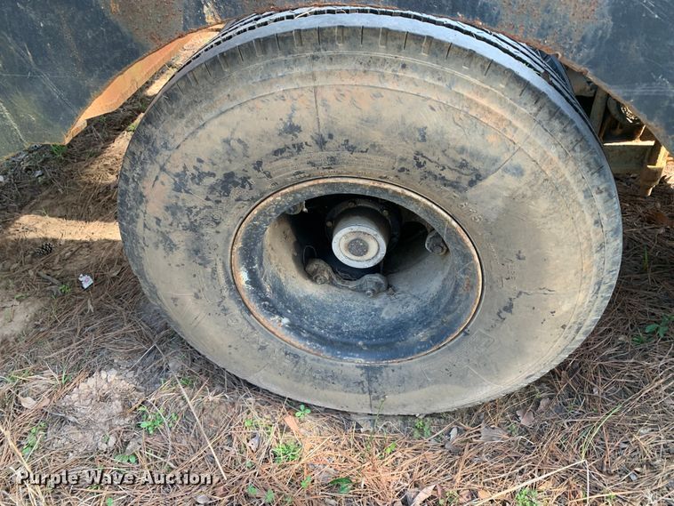 image for item MM9769 1973 Nabors  drop deck equipment trailer