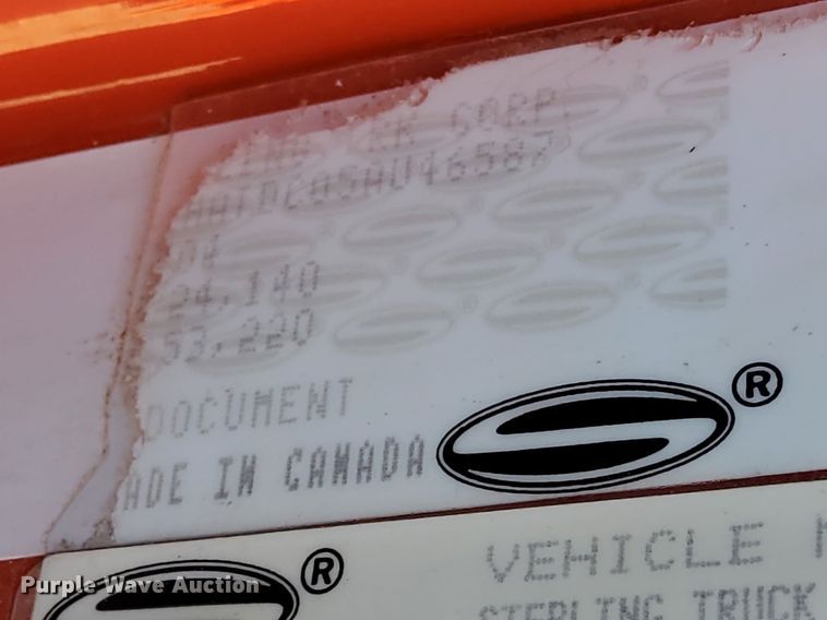 image for item DG5374 2005 Sterling LT7501  dump truck