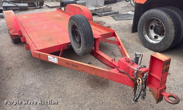 image for item DG5406 1991 JFW F2W  utility trailer