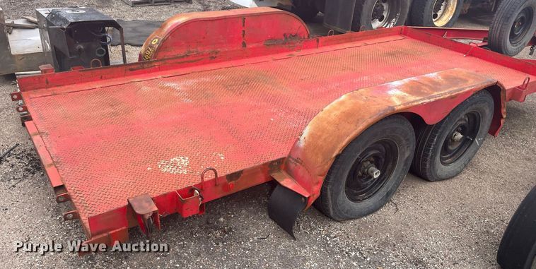 image for item DG5406 1991 JFW F2W  utility trailer
