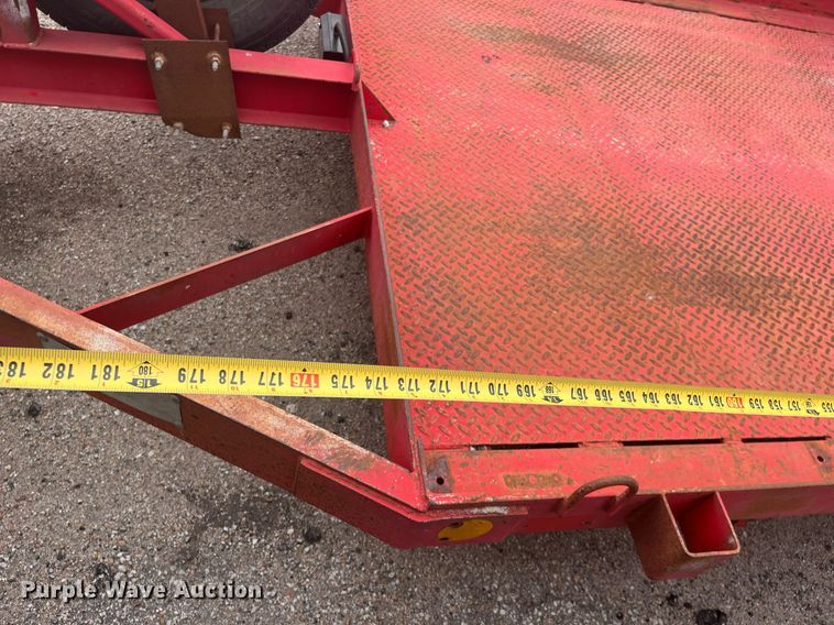 image for item DG5406 1991 JFW F2W  utility trailer