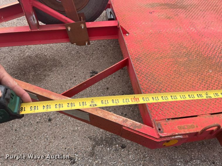 image for item DG5406 1991 JFW F2W  utility trailer