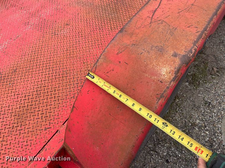 image for item DG5406 1991 JFW F2W  utility trailer