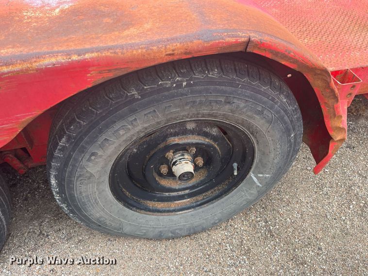 image for item DG5406 1991 JFW F2W  utility trailer