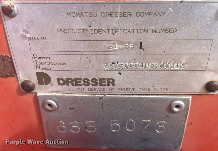 image for item DG5407 1993 Dresser S4-6B  double drum roller