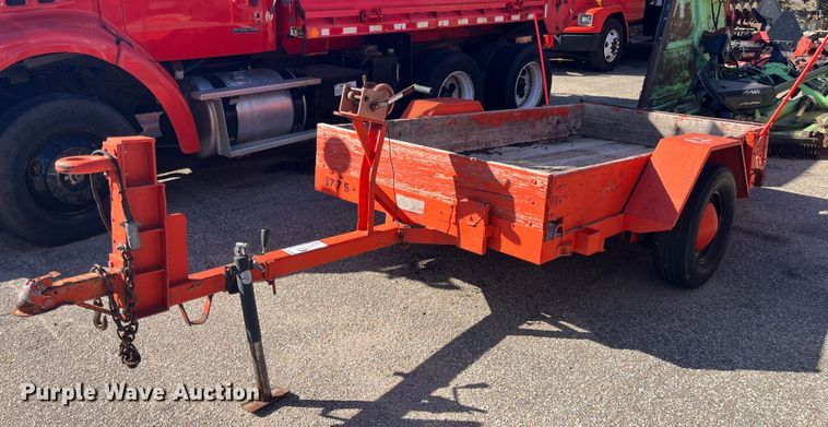 image for item DG5408 1986 JFW B1FB  utility trailer