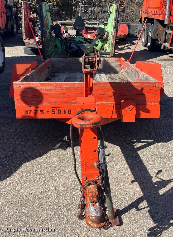 image for item DG5408 1986 JFW B1FB  utility trailer