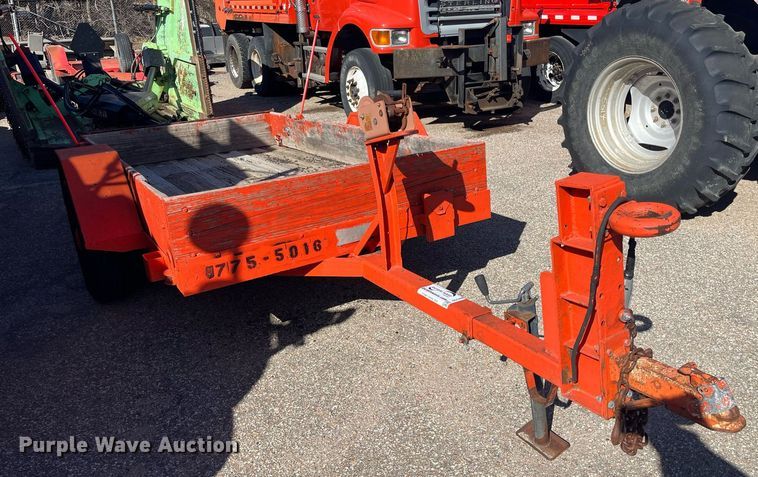 image for item DG5408 1986 JFW B1FB  utility trailer