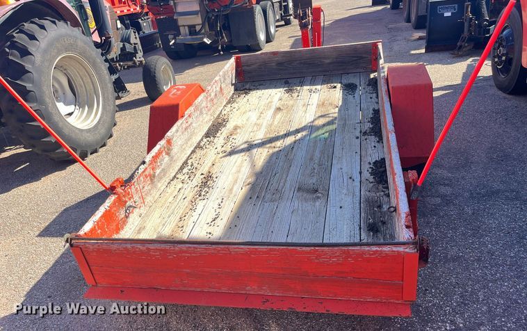 image for item DG5408 1986 JFW B1FB  utility trailer