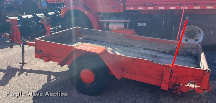 image for item DG5408 1986 JFW B1FB  utility trailer