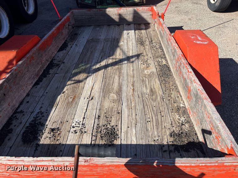 image for item DG5408 1986 JFW B1FB  utility trailer