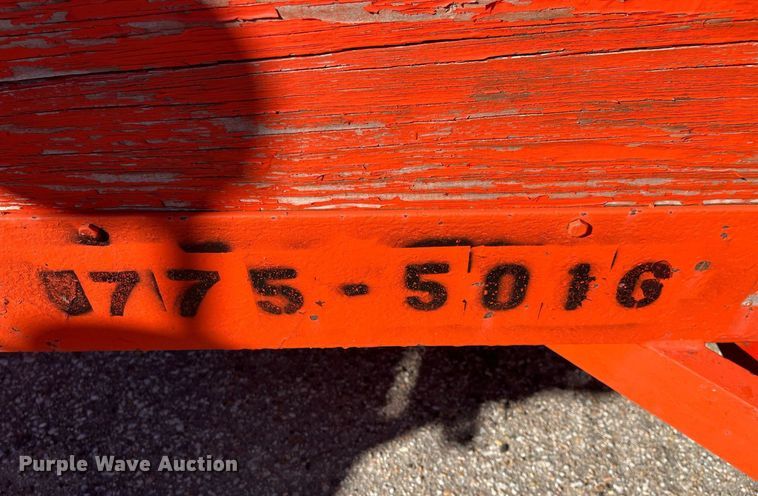 image for item DG5408 1986 JFW B1FB  utility trailer