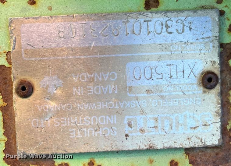 image for item DG5439 2001 Schulte XH1500  batwing rotary mower