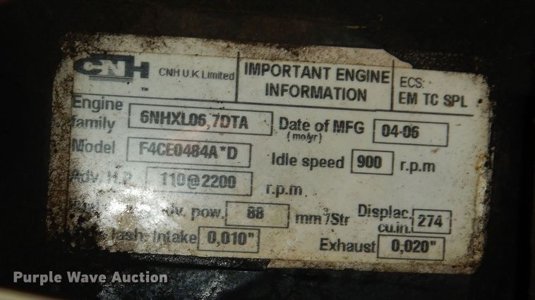 image for item DK7528 2006 New Holland TS110A  tractor