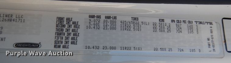 image for item DK7635 2006 Freightliner Business Class M2  bridge inspection truck