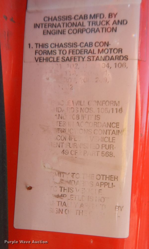 image for item DK7646 2007 International 7400  dump truck