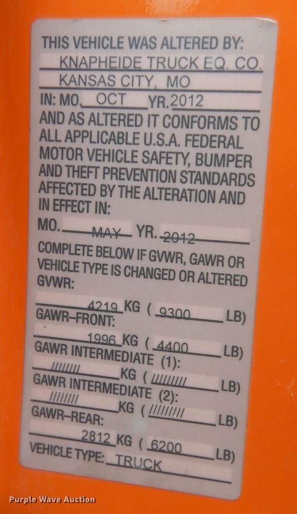 image for item DM3199 2012 Chevrolet Silverado 2500HD  pickup truck