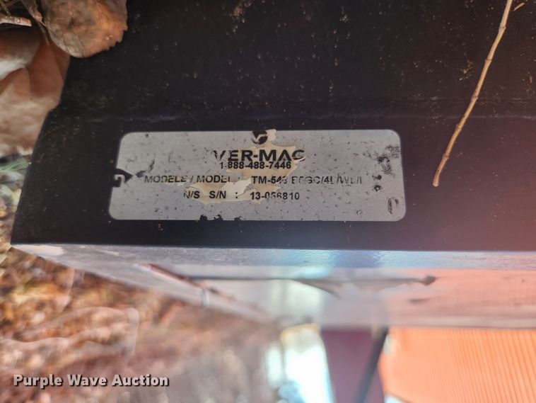 image for item EA9439 2013 Ver-Mac TM-548  message board