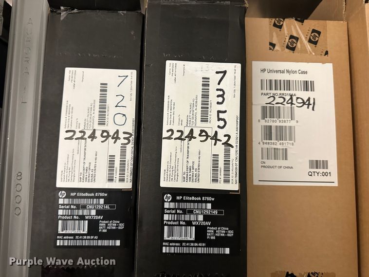 image for item IE9720 (16) HP Elitebook 8760W laptops