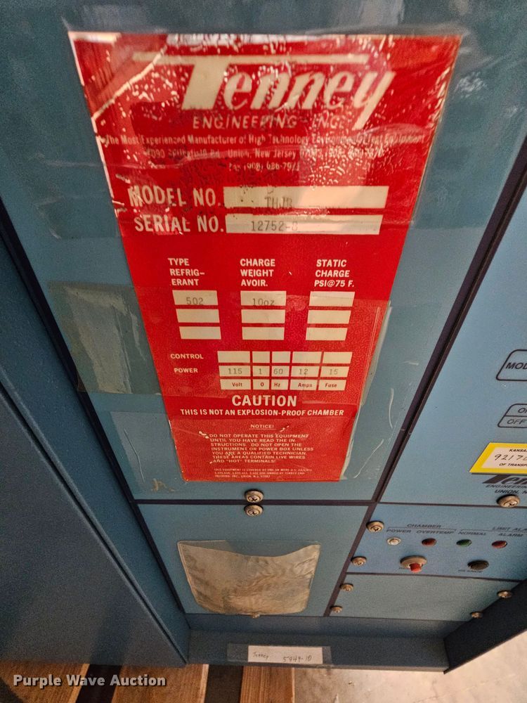 image for item KS9477 Tenny THJR  environmental chamber