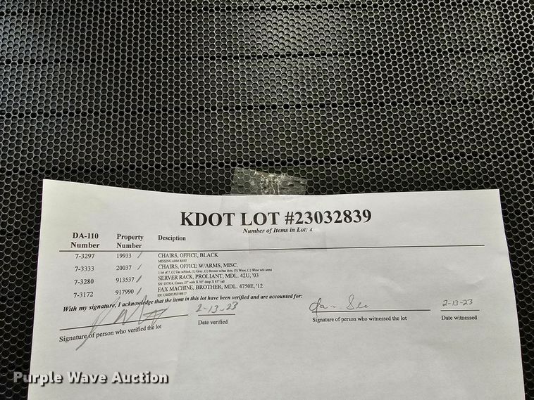 image for item KS9501 Office supplies and equipment