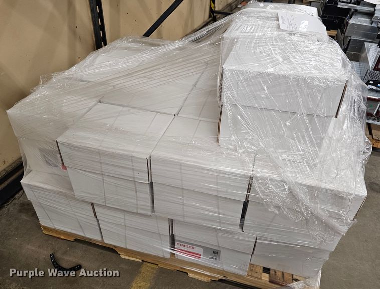 image for item KS9530 (33) boxes of Staples 177134 DOT matrix continuous micro perforated paper