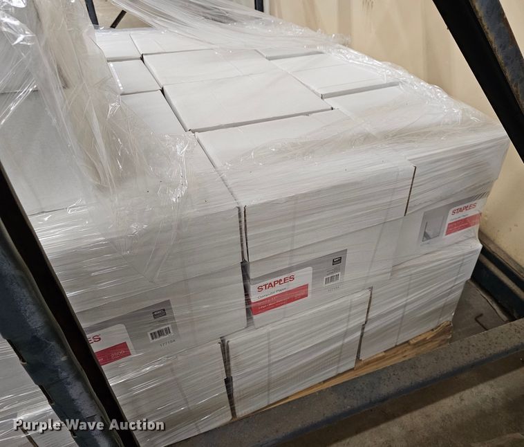 image for item KS9530 (33) boxes of Staples 177134 DOT matrix continuous micro perforated paper
