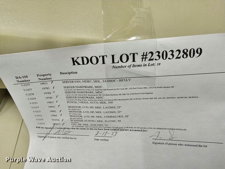 image for item KS9531 Office supplies and equipment