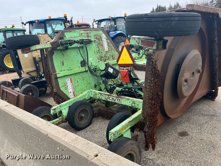 image for item LD9696 2001 Schulte XH1500  batwing rotary mower