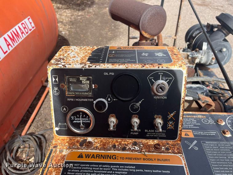 image for item LD9701 2001 Cimline Deluxe 2035  concrete saw