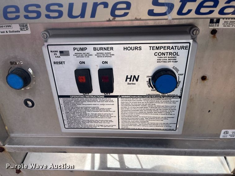 image for item LD9706 2015 Hydro Tek HN20004E2G  pressure washer