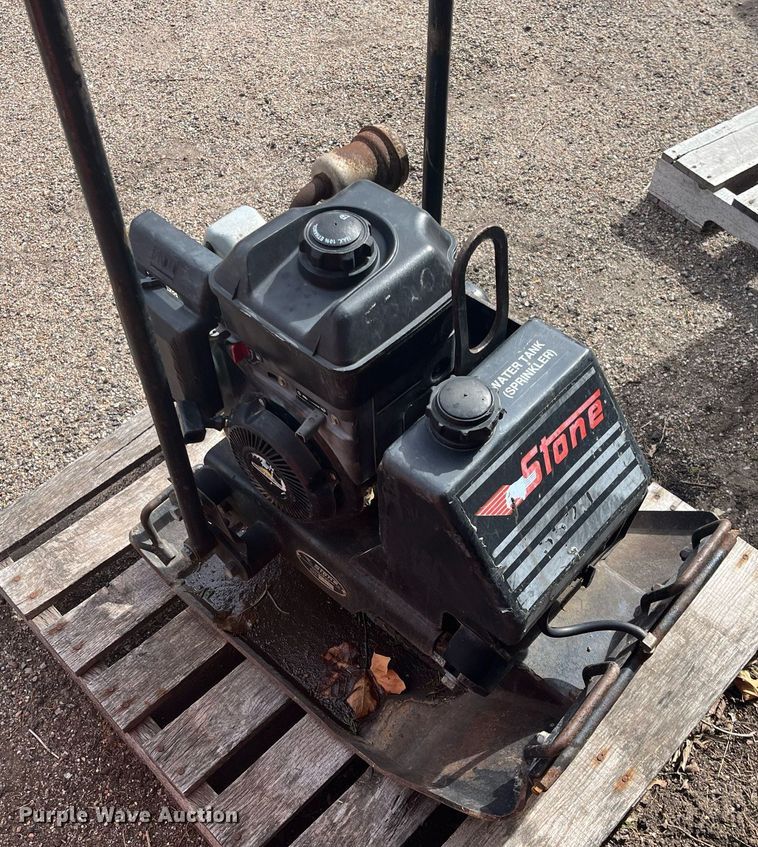 image for item LD9707 1996 Stone S38A  vibratory plate compactor