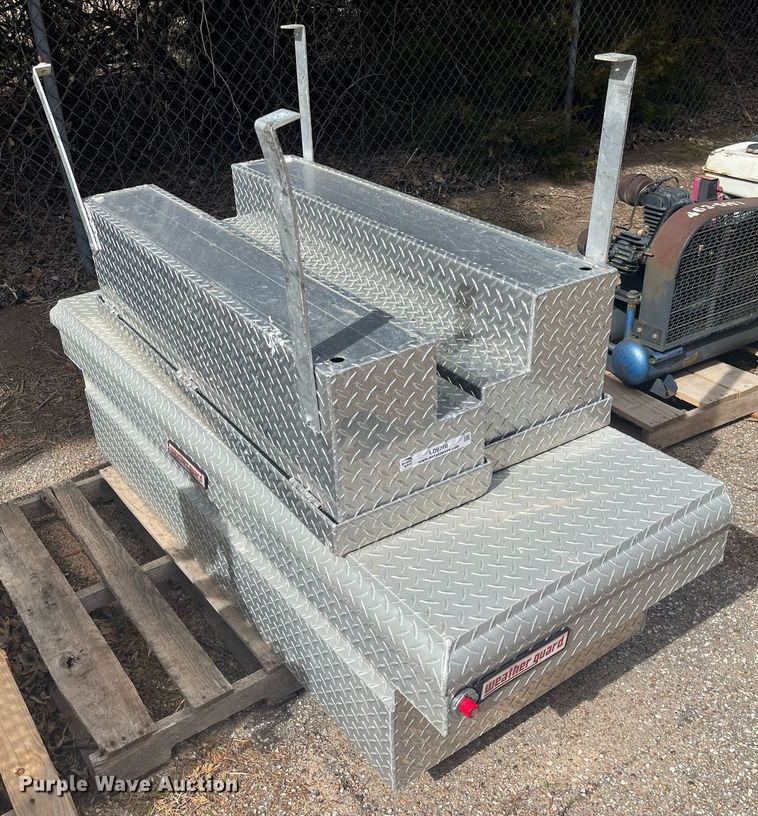 image for item LD9710 (3) Weatherguard aluminum toolboxes