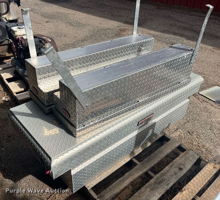 image for item LD9710 (3) Weatherguard aluminum toolboxes