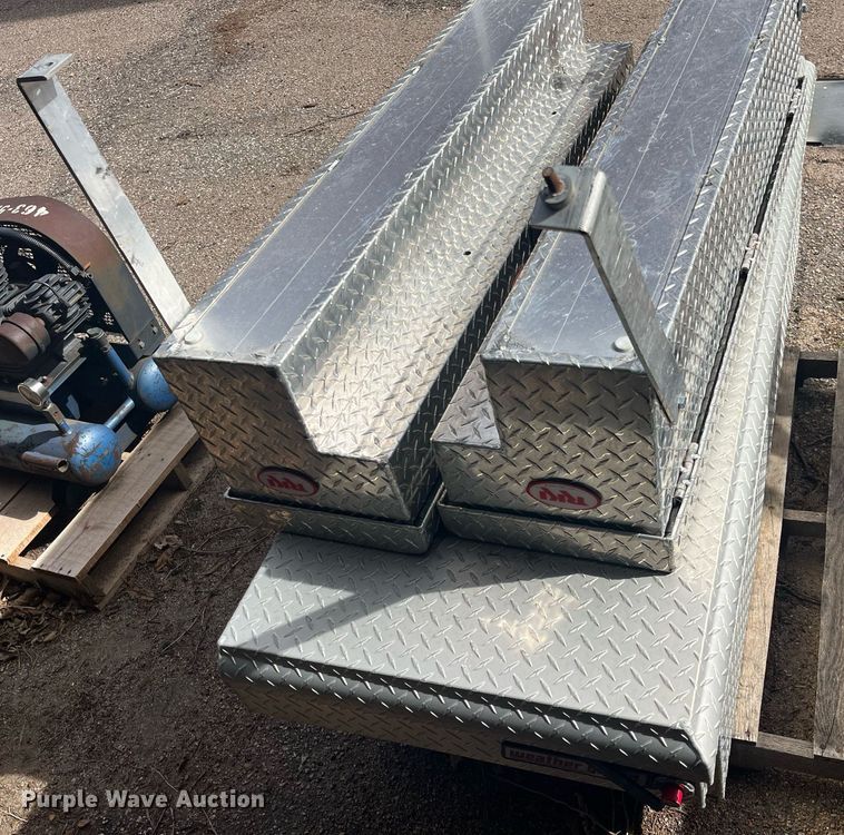 image for item LD9710 (3) Weatherguard aluminum toolboxes