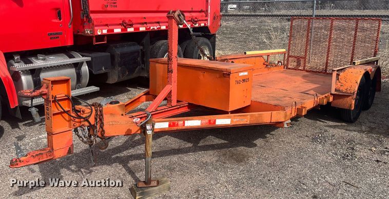 image for item LD9711 1985 JFW F2W  utility trailer