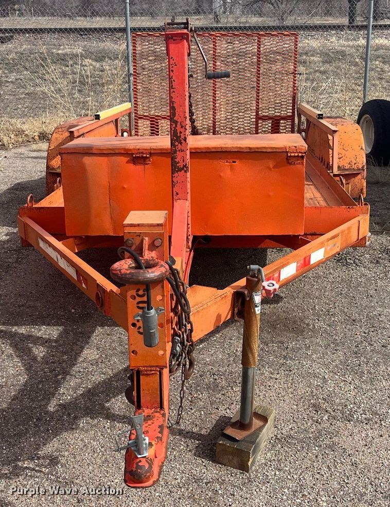 image for item LD9711 1985 JFW F2W  utility trailer