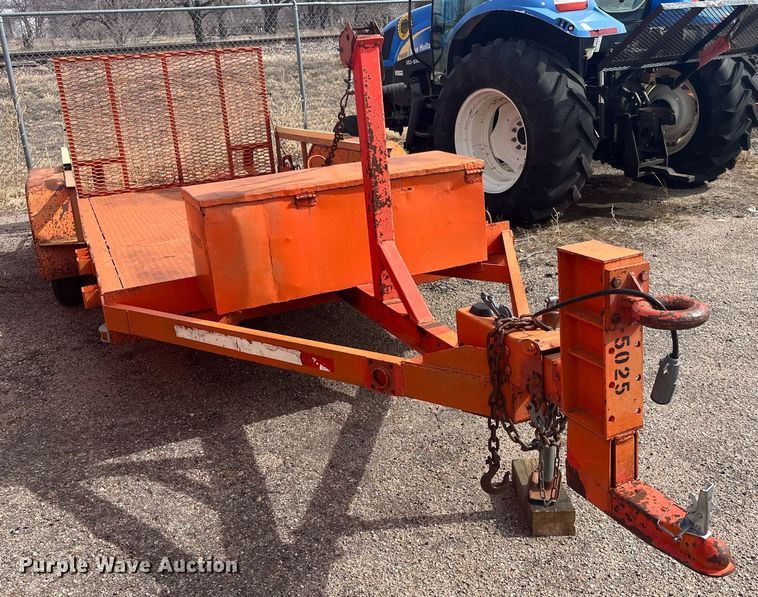 image for item LD9711 1985 JFW F2W  utility trailer