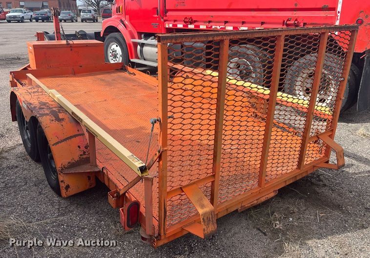 image for item LD9711 1985 JFW F2W  utility trailer