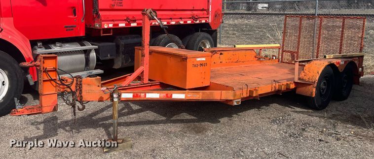 image for item LD9711 1985 JFW F2W  utility trailer
